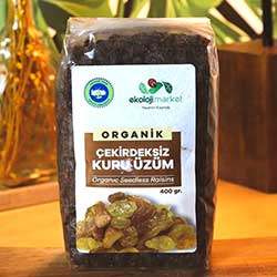 Ekoloji Market Organik Çekirdeksiz Kuru Üzüm 400g