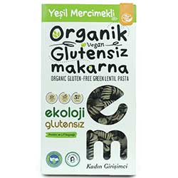 Ekoloji Market Organic Gluten-Free Green Lentil Pasta (Fusulli) 200g