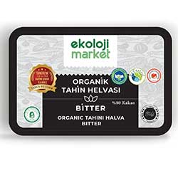 Ekoloji Market Organic Tahini Halva (Bitter) 200g