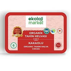 Ekoloji Market Organic Tahini Halva (Cocoa) 200g