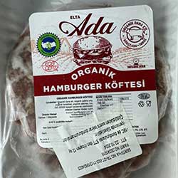 Elta Ada Organik Donuk Hamburger Köftesi  KG 