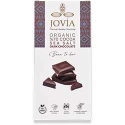 Jovia Organik %70 Bitter Çikolata  Deniz Tuzlu  85g