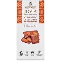 Jovia Organik Sütlü Çikolata  Bademli  85g
